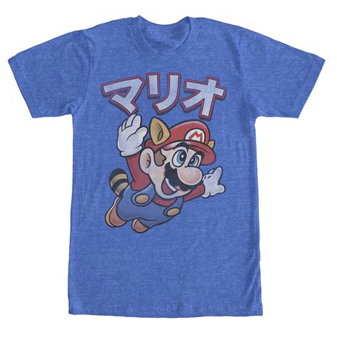 Nintendo Mens Nintendo Super Mario Bros Japanese T Shirt Walmart