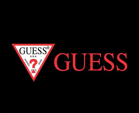 Guess Brand Logo Symbol With Name Design Clothes Fashion Vector