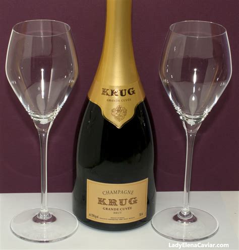 Champagne Krug CEO Approved Glasses - Lady Elena Caviar