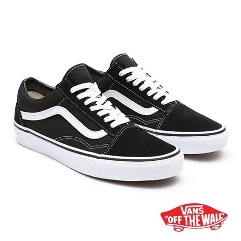 [ลิขสิทธิ์แท้] Vans Old Skool Classic Black White รุ่นสุดฮิต รองเท้า