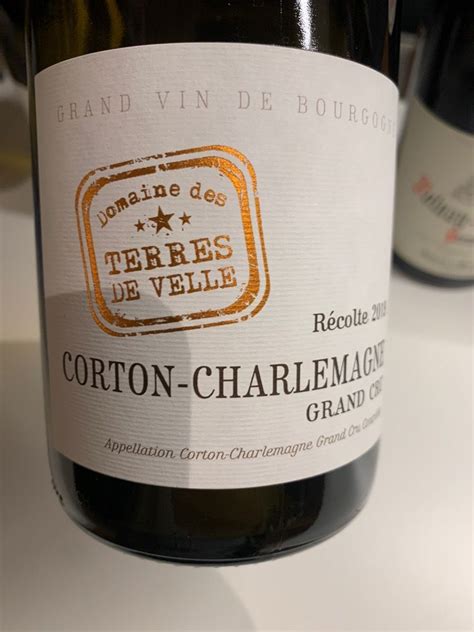 Domaine Des Terres De Velle Corton Charlemagne France Burgundy