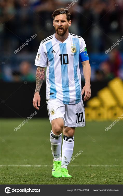 Lionel Messi Argentina Reacts Group Match Croatia Fifa World