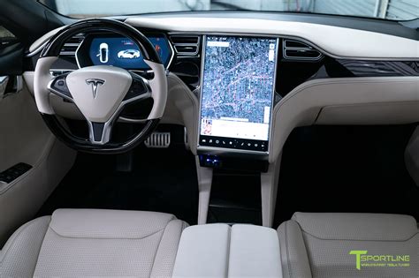 Vendor Meet Project Mccann Satin Black Tesla Model S With Bentley Linen Custom Interior