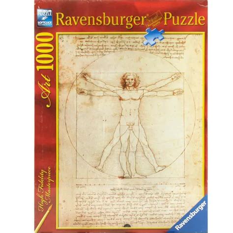 Puzzle Leonardo Da Vinci The Vitruvian Man Pieces