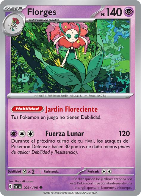 Florges Escarlata Y P Rpura Tcg Wikidex La Enciclopedia Pok Mon