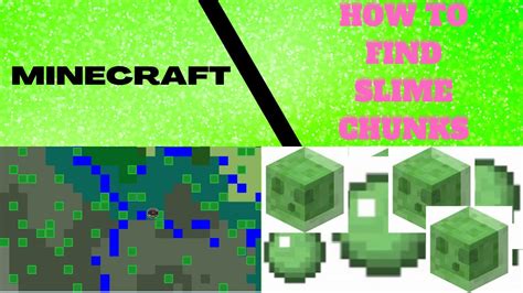 How To Find Slime Chunks Minecraft Bedrock Edition Tutorial Youtube