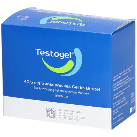 Testogel Mg Transdermales Gel Im Beutel X St Mit Dem E Rezept