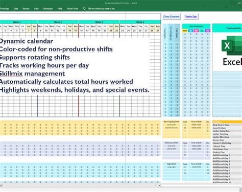 Rotation Schedule Excel Template Employee Worksheet Excel Template