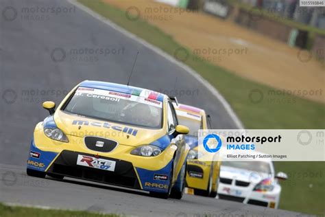 Maurizio Ceresoli Ita Gr Asia Seat Leon Wtcc Rd Brands Hatch