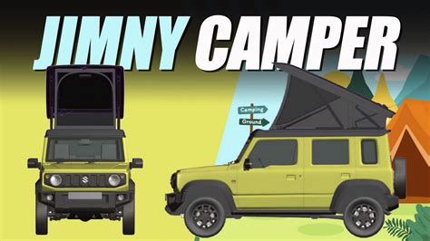 Suzuki Jimny Turned Into A Camper With New Pop Up Roof Carscoops