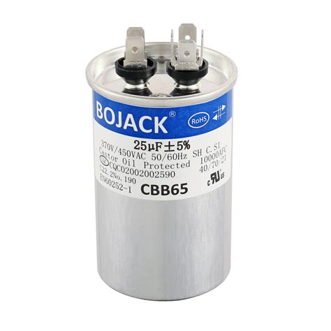 Bojack Uf V V Ac Cbb Motor And Fan Starting Round Capacitor