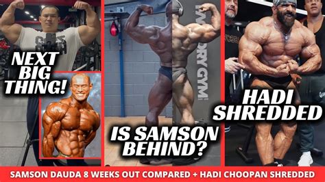 Samson Dauda 8 Weeks Out 2023 Vs 2024 Arnold Classic Hadi Choopan