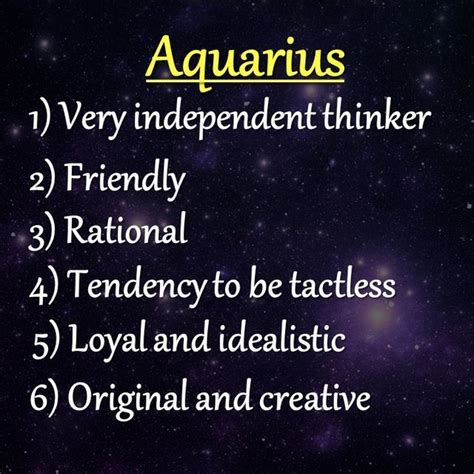 Most Dominant Personality Traits Of Each Zodiac Sign Tandl Aquarius