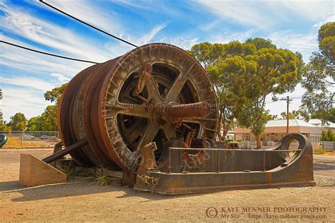 Broken Hill Mining Kintore Park Winding Drums Quality Pr Flickr