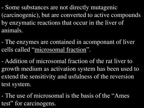 PPT - Detecting Mutagens and Carcinogens PowerPoint Presentation, free ...