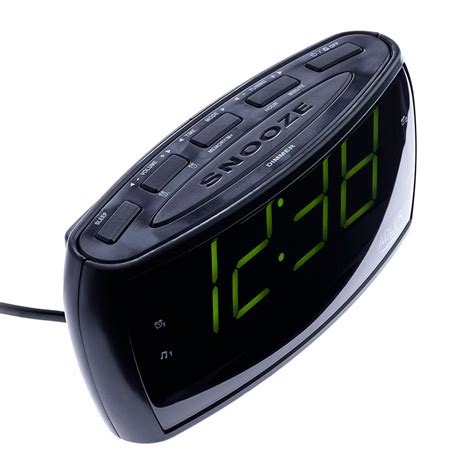 Klokkeradio Med LED Display Vekkerklokke M FM Adler 289 Kr Gratis