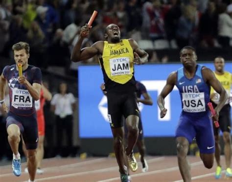 Usain Bolt Suffers Injury In The Final Race Of His Career Breaks Down