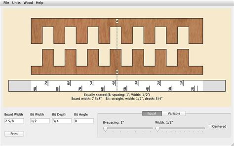 Dovetail Template Printable