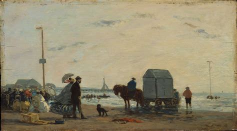 Eug Ne Boudin On The Beach At Trouville The Metropolitan Museum Of Art