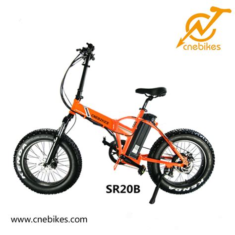 Fat Tire Folding Snow Beach Cruiser Electric Bike Inch