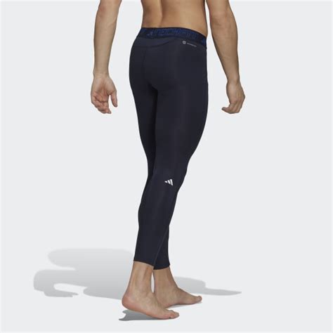 Blue Techfit Training Long Tights Adidas Us