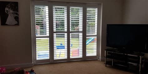 Patio Door Plantation Shutter Installation Absolute Shutters