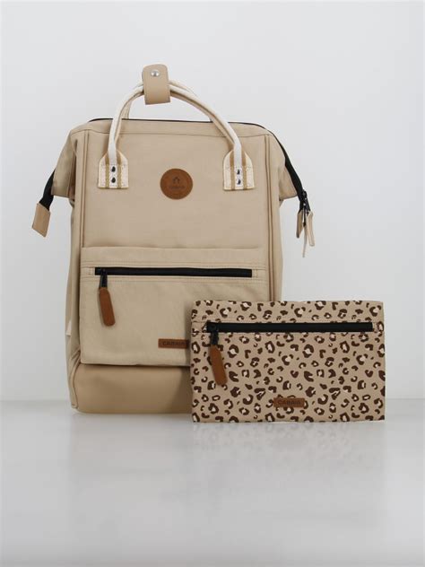 Sac à dos medium adventurer lobito beige Cabaïa wimod