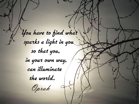 Oprah Find The Light To Illuminate The World