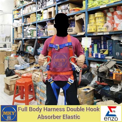 Jual Safety Harness Full Body Harness Absorber Double Big Hook Enzo