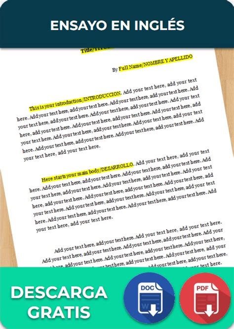 Ensayo Argumentativo En Ingl S Formatos Ejemplos C Mo Hacer