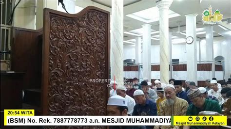 Live Qiyamul Lail Dan Kultum Malam Ke Bulan Ramadhan H Ust