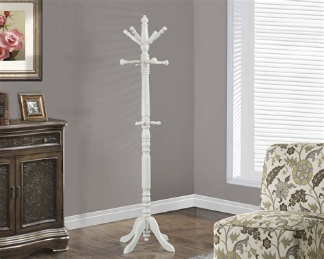 Antique White Solid Wood Coat Rack From Monarch 2013 Coleman Furniture