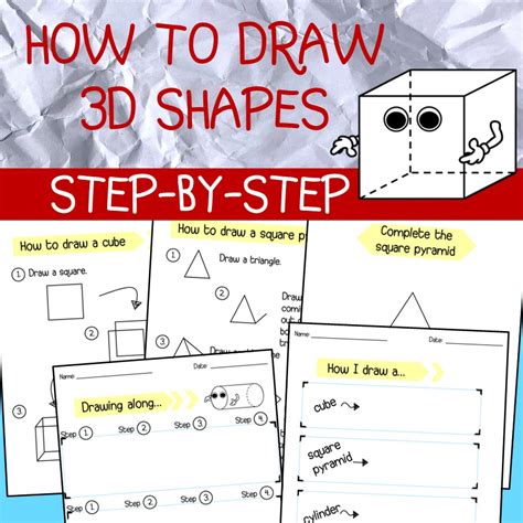 How to draw 3D Shapes - TeachersTrading.com