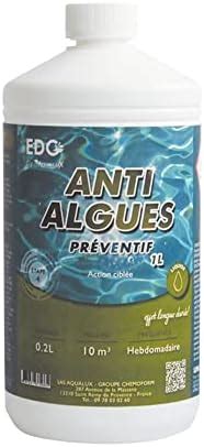 Edg Anti Algues Piscine Pr Ventif Anti Eau Trouble Algicide Liquide