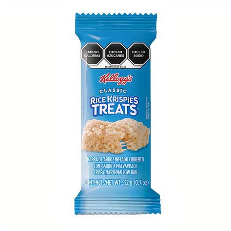 Kellogg S Barra De Arroz Inflado Krispies Treats Classic Precio Rappi