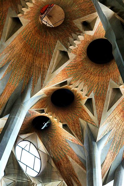 La Sagrada Familia Heavenly Ceiling Art And Architecture Gaudi