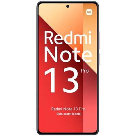 Xiaomi Redmi Note 13 Pro 4G 8GB 256GB Preto Telemóvel