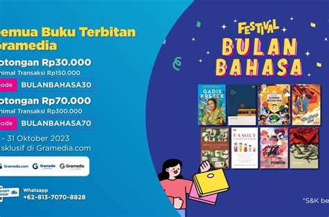 Festival Bulan Bahasa Di Belanja Buku Dapat Potongan