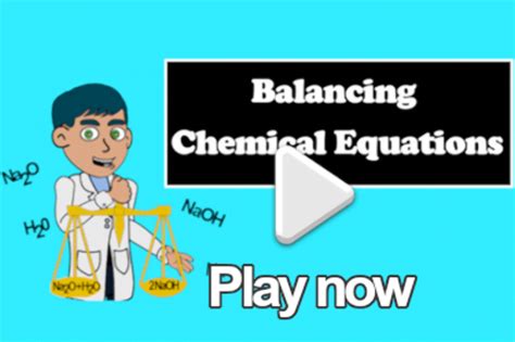 Balancing Chemical Equations Game