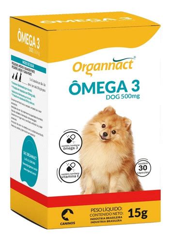 Omega Caes Organnact Mg Capsulas Mercadolivre