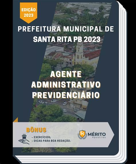 Apostila Agente Administrativo Previdenciário Prefeitura de Santa Rita