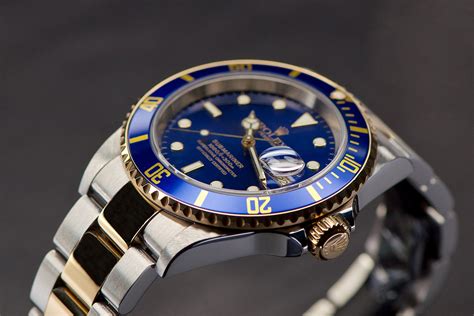 Rolex Rolex Submariner Date Bluesy K Yellow Gold Stainless Steel