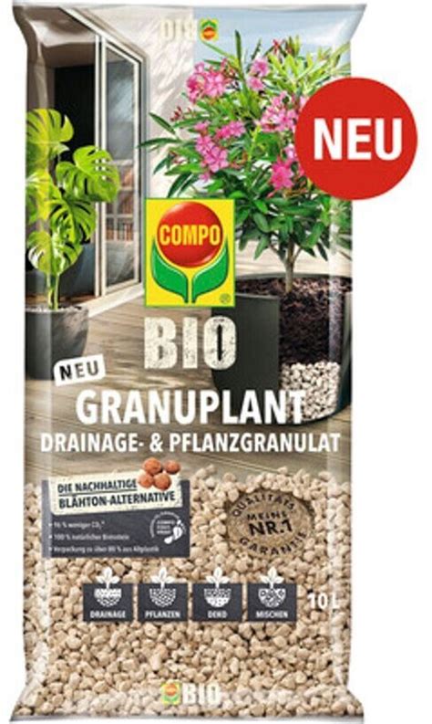 COMPO BIO Granuplant Drainage Und Pflanzgranulat 10 L Ab 10 19