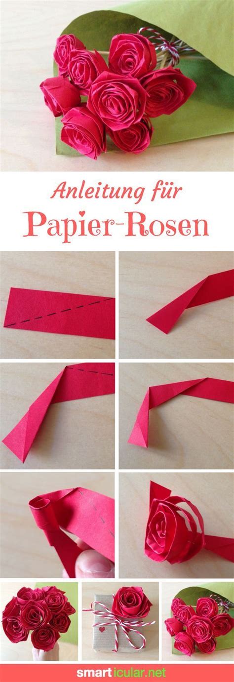 Rosen Einfach Aus Papier Falten Nachhaltig Und Langlebig Paper