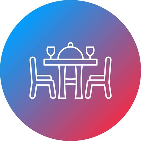 Premium Vector Dining Table Icon Vector Image Can Be Used For Interior