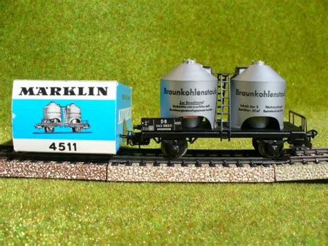 MÄRKLIN H0 4511 Kohlestaubwagen Silowagen Güterwagen der DB in OVP EUR