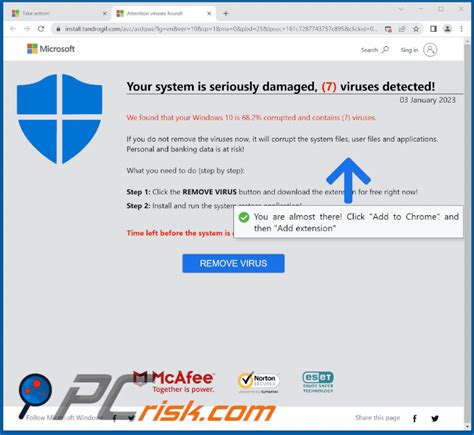 Your System Is Seriously Damaged POP UP Scam Removal And Recovery