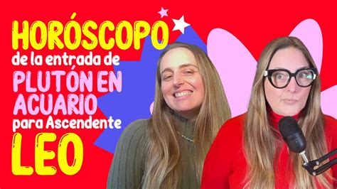 Hor Scopo De Plut N En Acuario Para Ascendente Leo Youtube