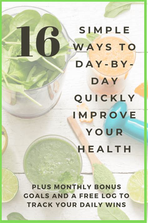 Simple Ways To Quickly Improve Your Health Remedygrove