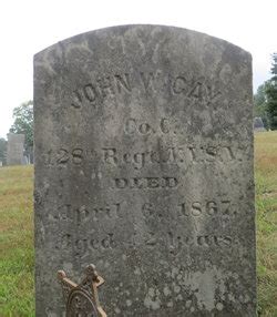 John W Gay 1823 1867 Find A Grave Memorial